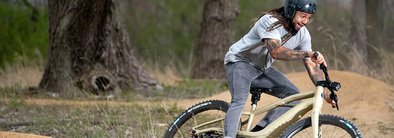 Man riding Dirt Bike